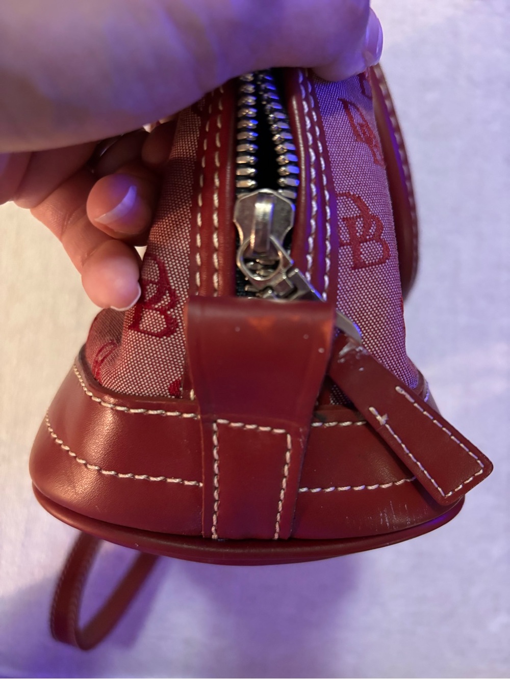 Vintage Signature Red Dome Dooney & Bourke Satchel - Picture 10 of 12